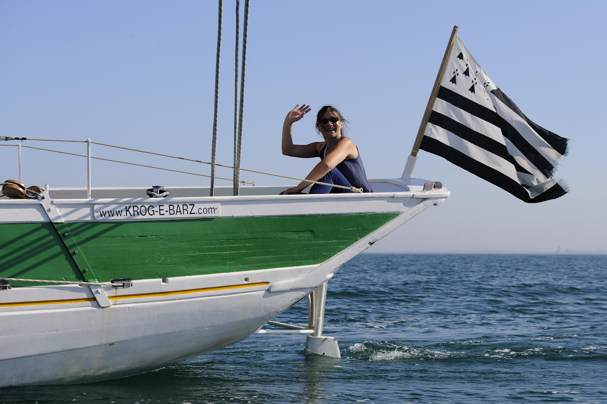 Vieux Gr&eacute;ment sur la c&ocirc;te Nord de bretagne