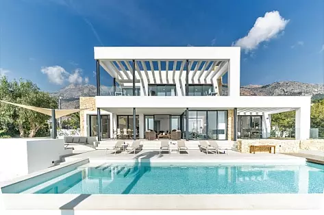 Maison de luxe &agrave; louer avec piscine priv&eacute;e, Horizon Costa Blanca